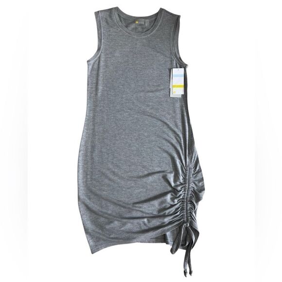 ZELLA POST STUDIO SIDE CINCH DRESS grey Size Small - Picture 11 of 11